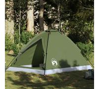 vidaXL Tente de camping à dôme 2 personnes vert olive imperméable 4009633