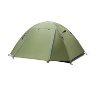 Tente de Camping à Double Paroi avec Arceaux en Aluminium, Grande Tente Portable, Idéale pour Le Camping, la Plage, Le Jardin et L'alpinisme(Green,Medium)