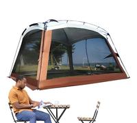 Tente de Camping,Abri D'Portable Résistant Aux Rayons UV - Tente de Camping avec Moustiquaire,pour Les Vacances en Famille, Le Jardin, La Randonnée, Les Road Trips Et La Plage