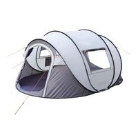 Tente de camping automatique en forme de bateau, capacité de 3 à 4 personnes, portable et étanche, pour une utilisation en extérieur en famille et festival