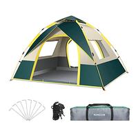 Tente de Camping Automatique, légère pour2-3 Personnes, Protection UV, Parfaite pour la Plage, l'extérieur, Les Voyages, Le Camping, la Chasse, la pêche, etc. (avec 2 fenêtres)