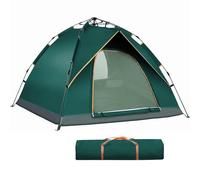 Tente de camping automatique pour 3 à 4 personnes - Tente dôme pop-up - Grande 4 saisons - Imperméable - Coupe-vent - Bâche extérieure pour camping, vélo, trekking