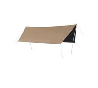 Tente de Camping auvent nuage for 10 à 12 personnes, abri bâche, pare-soleil extérieur en vinyle noir, Protection solaire étanche(L 500x380cm)