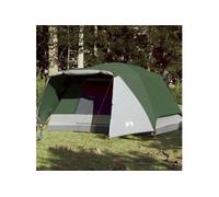 vidaXL Tente de Camping 4 Personnes, Tente d'Ombrage avec Sac de Transport, Auvent Portable avec Parois Latérales pour 94415