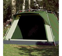 Tente de camping - vidaXL - 4 personnes - Imperméable - Système de dégagement rapide - Vert