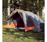 Tente de camping de cabine 4 personnes bleu imperméable tente vidaXL