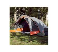 Tente de camping de cabine 4 personnes bleu imperméable tente vidaXL
