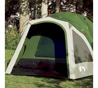 Tente de Camping Dôme 3 Personnes, Imperméable et Coupe-Vent, Polyester 190T avec Revêtement PU, Tente Trek et Familiale, Montage Rapide, Double Toit, Vert, Dimensions 308 x 236 x 158.5 cm