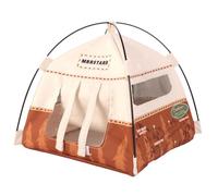 Tente de camping en plein air pour maison de poupée, modèle de tente de camping, accessoires pour maison de poupées (Kaki)