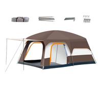 Tente de camping familiale imperméable pour la famille | Abri de cabine imperméable pour randonnée, festivals, randonnées, aventures en plein air, soirées pyjama, voyage, trekking