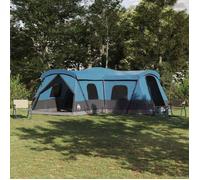 vidaXL Tente 680 x 510 x 210 cm Polyester 185T avec revêtement PU Bleue