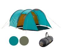 Grand Canyon Robson 4 - Tente Tunnel pour 4 Personnes | Ultra-légère, étanche, Petit Format | Tente pour Le Trekking, Le Camping, l'extérieur | Blue Grass (Bleu)