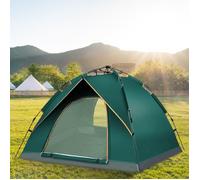 Tente de camping - JEOBEST - Pop-up - 2-4 personnes - Imperméable - Vert foncé