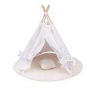 Tente de Camping Miniature créative pour Maisons de poupées, Accessoire à Peindre Blanc, améliore l ' Imagination des, Tente Jouet à Usage Quotidien