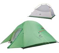 Tente de camping Naturehike, design léger ultra-léger, tissu imperméable de haute qualité, UP2 210T-Vert