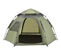 Tente de camping Nybro montage instantané 240 x 205 x 140 cm vert gris foncé [pro.tec] Vert G