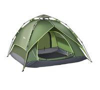 Outsunny Tente de Camping Tente Pop up légère 2-3 pers. - 2 Grandes Portes - 210 x 210 x 140 cm Fibre Verre Polyester