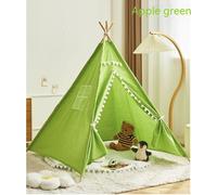 Tente De Camping Pliante Pour Enfants,Tipi,Maison De Jeu Pour Enfants,Maison De Camping Intérieure Et Extérieure,Tente De Château Indien Pour Garçons Et Filles,Wigwam - Type Green