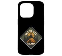 Tente de Camping pour Chat Noir Coque pour iPhone 15 Pro