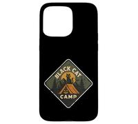 Tente de Camping pour Chat Noir Coque pour iPhone 15 Pro Max
