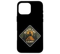 Tente de Camping pour Chat Noir Coque pour iPhone 16 Pro Max