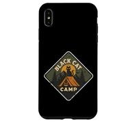 Tente de Camping pour Chat Noir Coque pour iPhone XS Max
