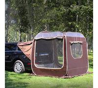 Tente de camping pour voiture avec auvent - Tonnelle automatique d'extension arrière pour SUV de grand espace, auvent caravane voiture fourgonnette camping-car, tente de hayon arrière revêtement