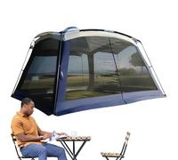 Tente de camping - Tente d'abri portable | Grande tente pare-soleil avec vestibule, 6 à 8 personnes, abri d'événement portable pour camping, tente de camping, abri d'écran portable pour pique-nique