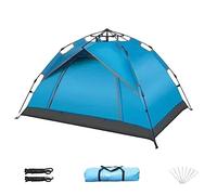 Tente de Camping, Tente de Camping Automatique d'extérieur étanche for 3 à 4 Personnes, Multicolore, Plusieurs Tailles(Blu,Small)