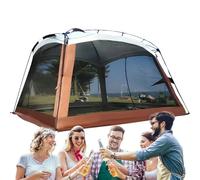 Tente de camping | Tente de camping portable résistant aux rayons UV, tente de camping avec maille filet | pour les voyages, les pique-niques, les sorties familiales, la randonnée, les voyages