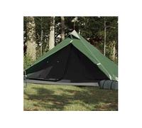 Vidaxl Tente De Camping 1 Personne Vert 255x153x130 Cm Taffetas 185t