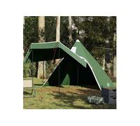 Tente de camping tipi 5 personnes vert imperméable