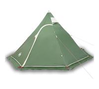 Tente de camping tipi pour 5 personnes - Vert - Étanche