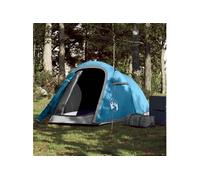 Tente de camping - vidaXL - Tunnel 2 personnes - Imperméable - Bleu - Facile à monter