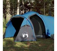 vidaXL Tente de Camping 3 Personnes, Tente d'Ombrage avec Sac de Transport, Auvent Portable avec Parois Latérales pour 94387
