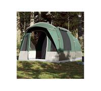 Vidaxl Tente De Camping Tunnel 3 Personnes Vert Imperméable