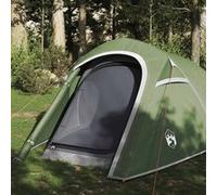 vidaXL Tente de camping tunnel 3 personnes - vert imperméable - 94600