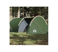 vidaXL - Tente de camping - Tunnel - 4 personnes - Imperméable - Vert - Légère et portable