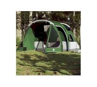 vidaXL Tente de camping tunnel 4 personnes 94743 – Imperméable, vert