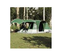 Tente de camping tunnel 5 personnes vert imperméable