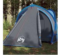 vidaXL Tente de camping 2 personnes – Imperméable, facile à monter – Bleu