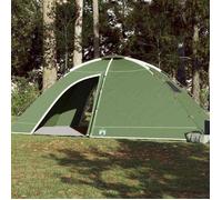 Tente de camping - vidaXL - 8 personnes - Imperméable - Vert - Facile à monter