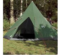 vidaXL Tente de camping Tipi 4 personnes Modèle 94380, imperméable, sac de transport, vert