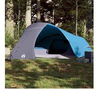 Vidaxl Tente De Camping À Dôme 4 Personnes Bleu Imperméable