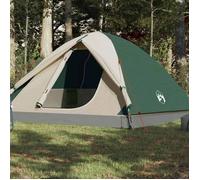 Tente de camping - vidaXL - Modèle à dôme - 6 personnes - Imperméable - Vert
