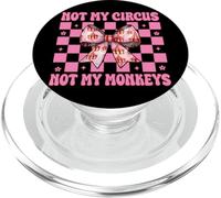 Tente de Carnaval Not My Circus Not My Monkeys pour Fille Maman Coquette PopSockets PopGrip pour MagSafe