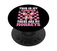Tente de Carnaval « This is My Circus These are My Monkeys » PopSockets PopGrip Adhésif