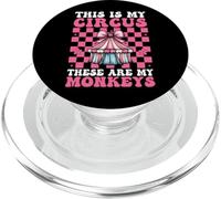 Tente de Carnaval « This is My Circus These are My Monkeys » PopSockets PopGrip pour MagSafe