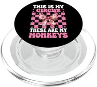 Tente de Carnaval « This is My Circus These are My Monkeys » PopSockets PopGrip pour MagSafe