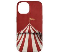Tente de Cirque Rouge et Blanche avec auvent rayé Coque pour iPhone 14